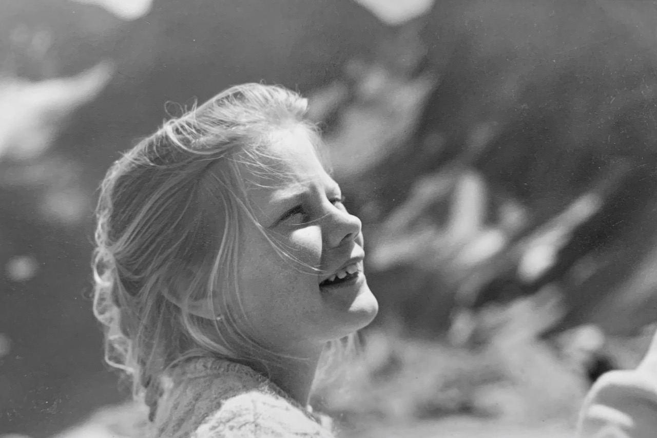 Silvia Jebinger als Kind